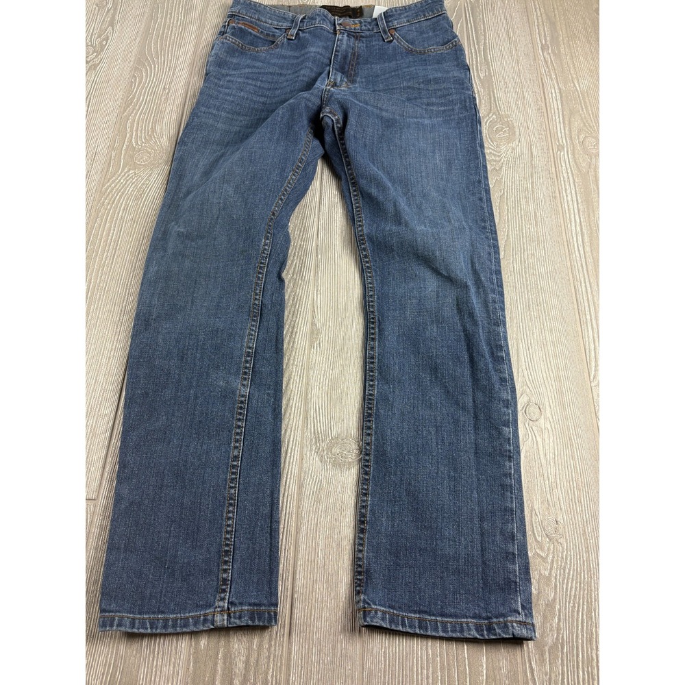 Smith and Rogue Mens 38x30 Straight Leg Jeans Blue Denim Regular Fit